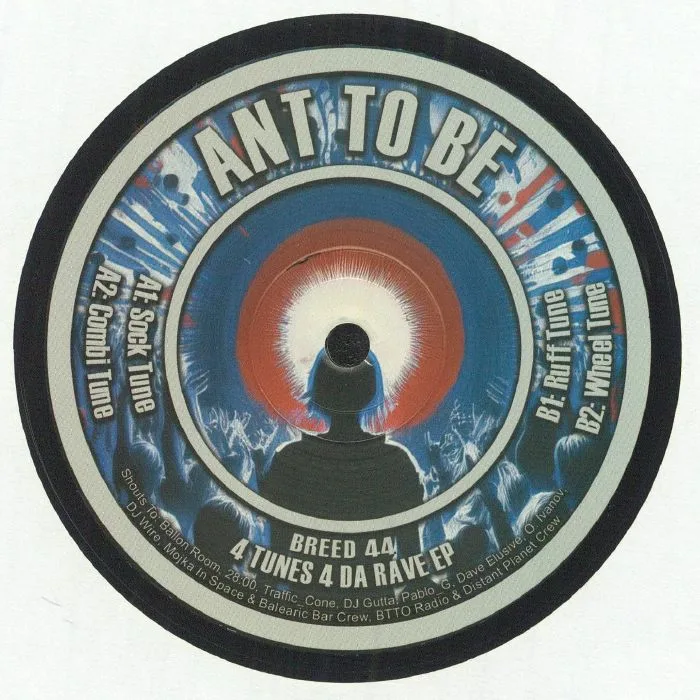 Обратная сторона обложки — ANT TO BE — 4 Tunes 4 Da Rave EP