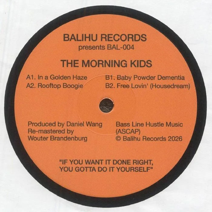 Лицевая сторона обложки — The MORNING KIDS — In A Golden Haze (remastered)