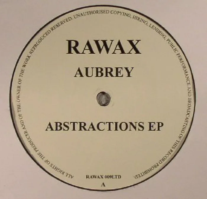 Front cover — AUBREY — Abstractions EP