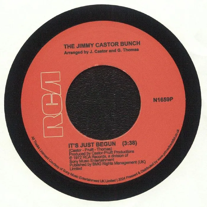 Лицевая сторона обложки — The JIMMY CASTOR BUNCH — It's Just Begun (Record Store Day RSD 2024)