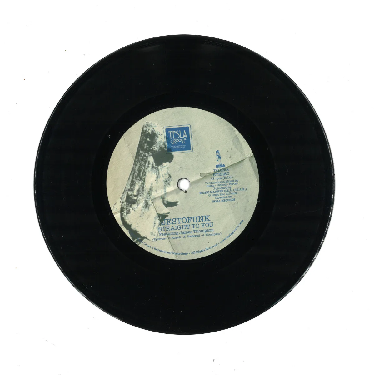 Front cover — Jestofunk — Straight To You/I’m Gonna Love You