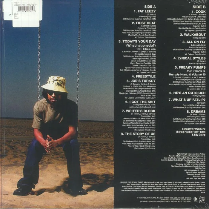 Back cover — FATLIP — The Loneliest Punk (reissue)