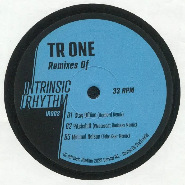 Обратная сторона обложки — TR ONE — Remixes Of