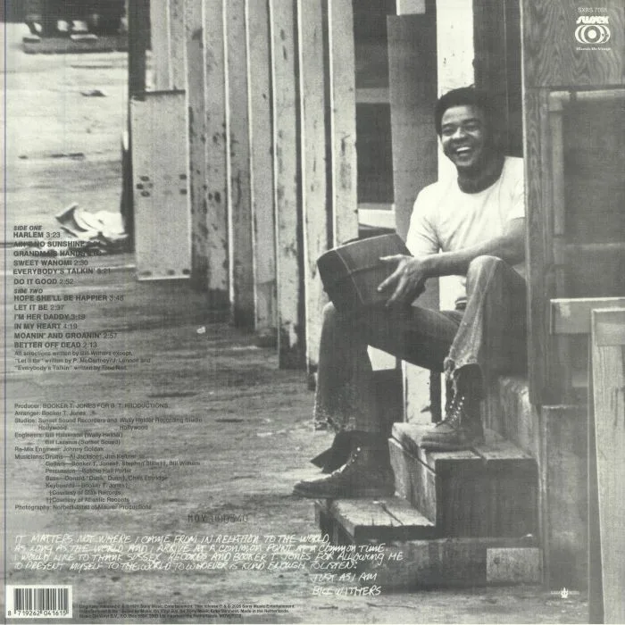 Обратная сторона обложки — Bill WITHERS — Just As I Am (reissue)