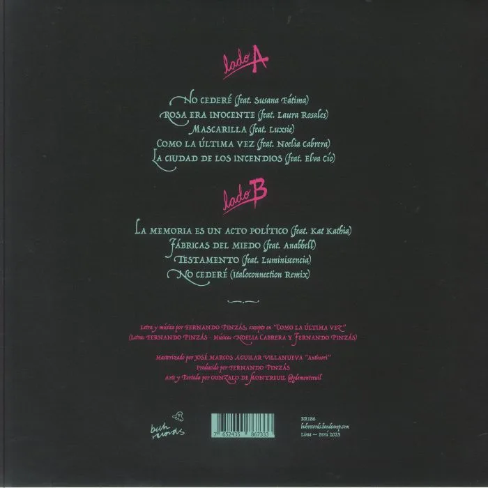 Back cover — BALLET MECANICO — Primera Secuencia