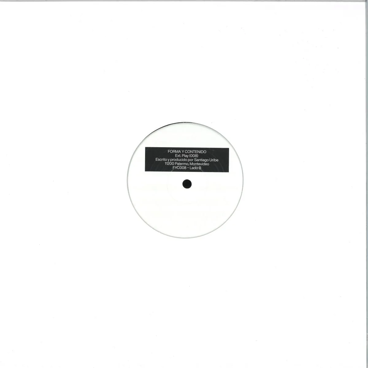 Back cover — Santiago Uribe — Volvió El Minimal, Dicen Los Content Creators