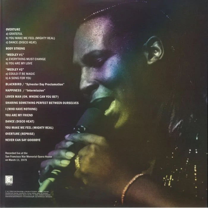Back cover — SYLVESTER — Live At The Opera House