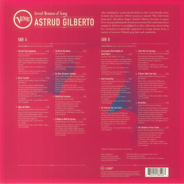 Back cover — Astrud GILBERTO — Great Women Of Song