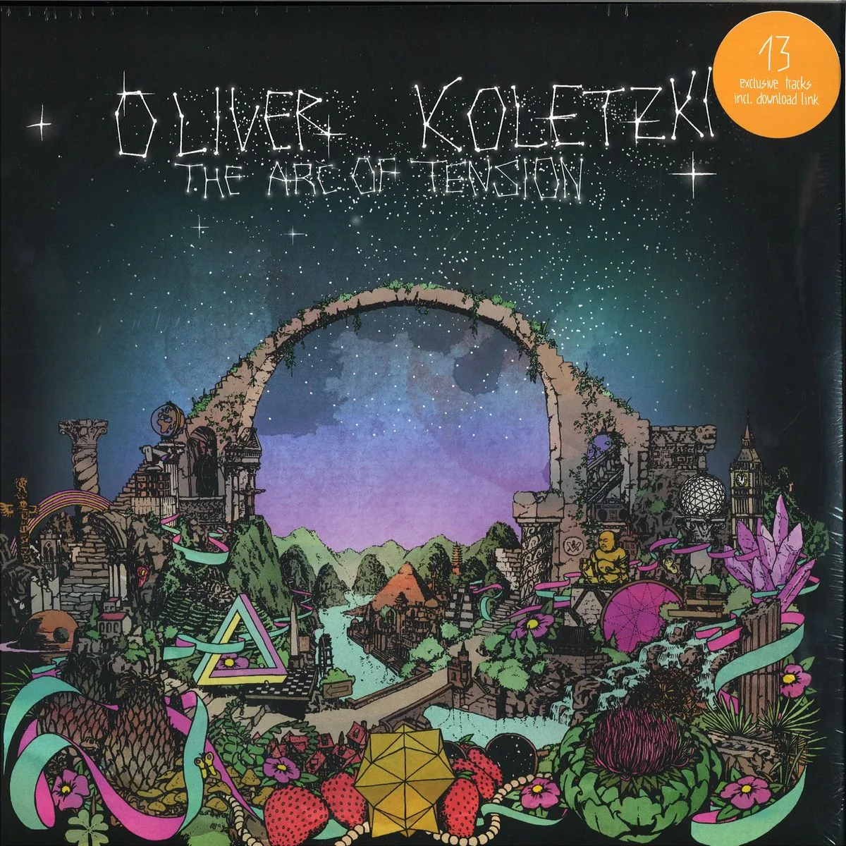 Лицевая сторона обложки — Oliver Koletzki — The Arc Of Tension (LP 2x12")