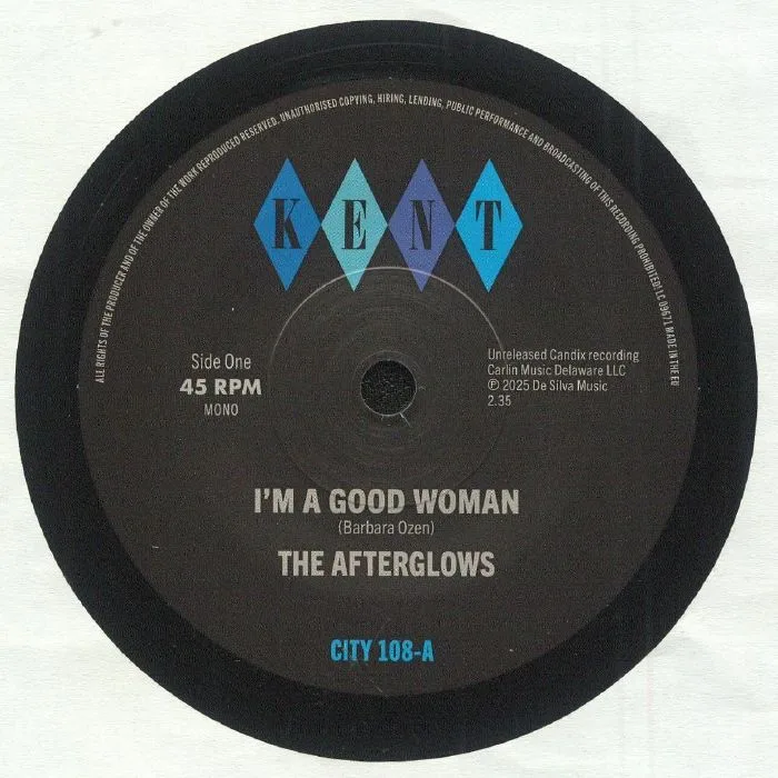 Лицевая сторона обложки — The AFTERGLOWS — I'm A Good Woman