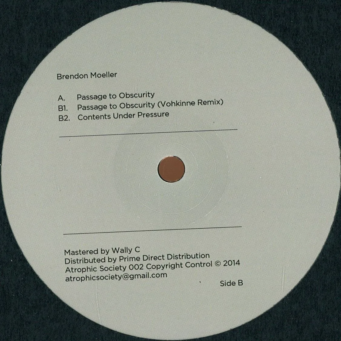Brendon Moeller — Passage To Obscurity