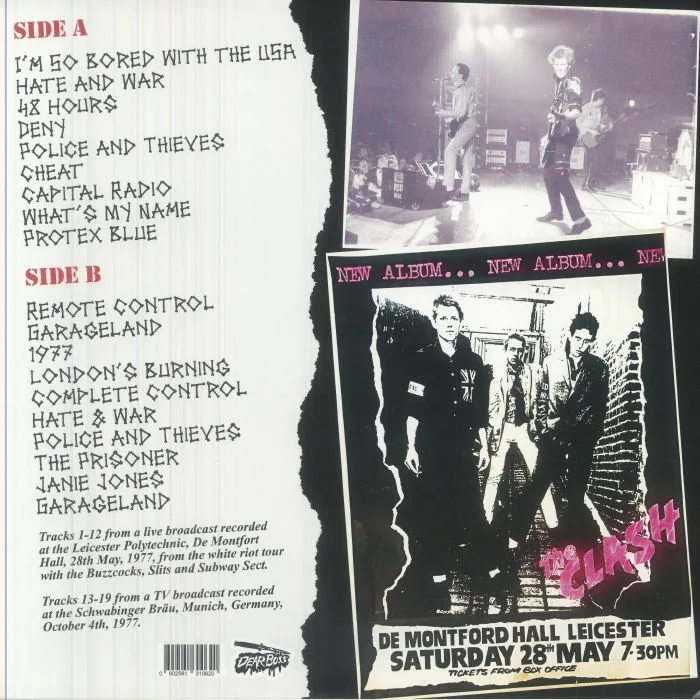 Обратная сторона обложки — The CLASH — In Love With The R 'N' R World