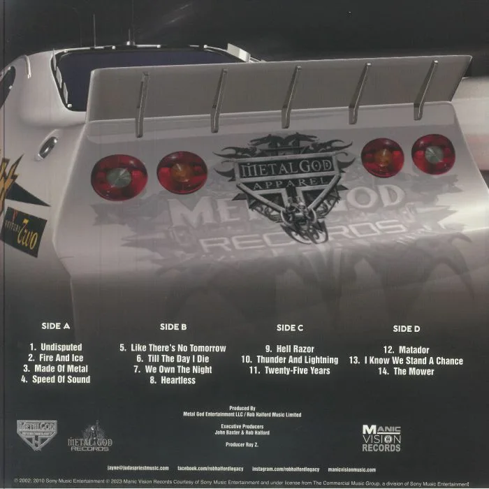 Обратная сторона обложки — HALFORD — Made Of Metal (reissue)