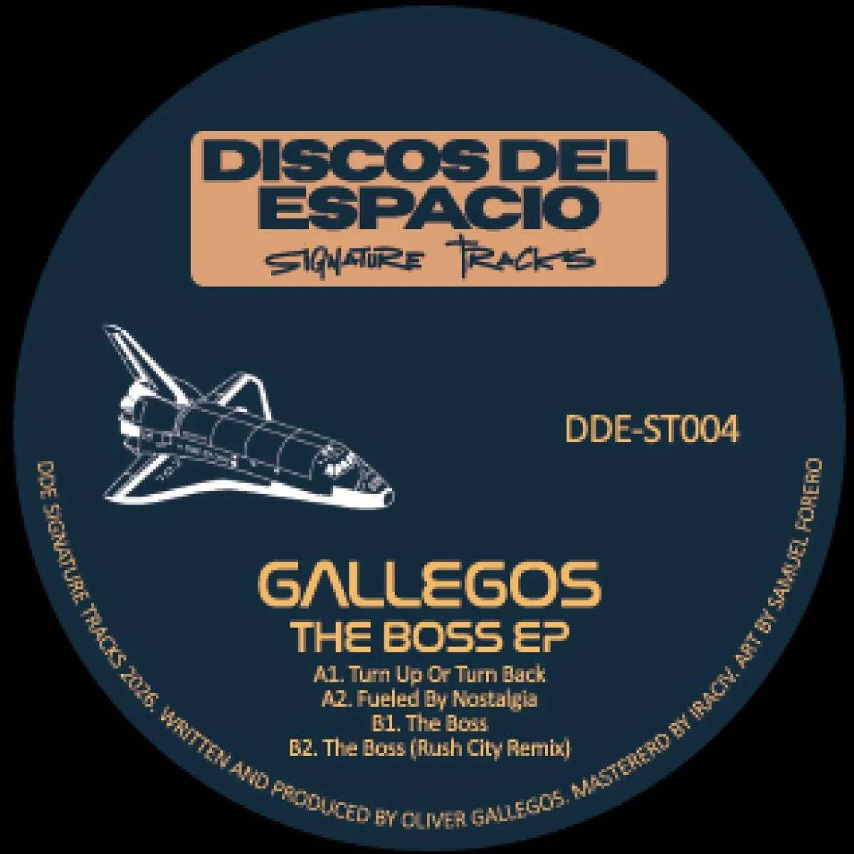 Back cover — Gallegos — The Boss EP