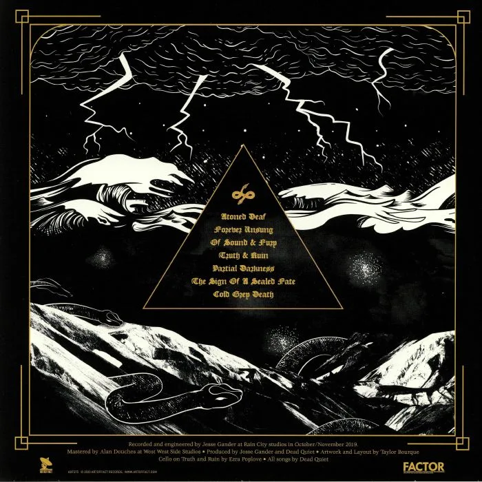 Back cover — DEAD QUIET — Truth & Ruin