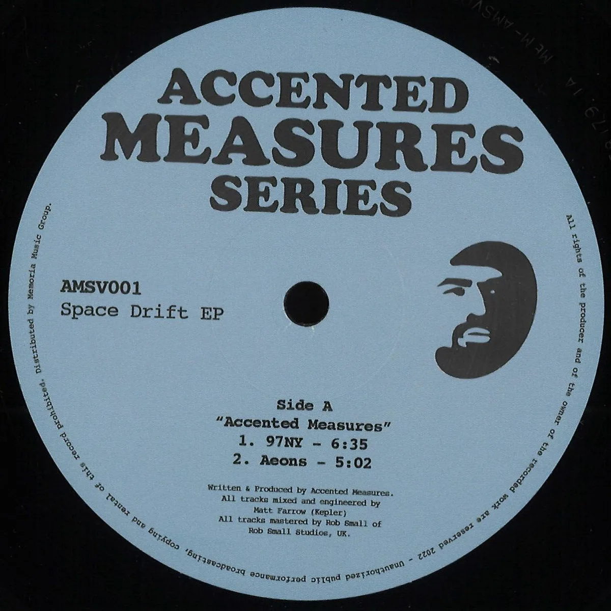 Front cover — Accented Measures — Space Drift EP