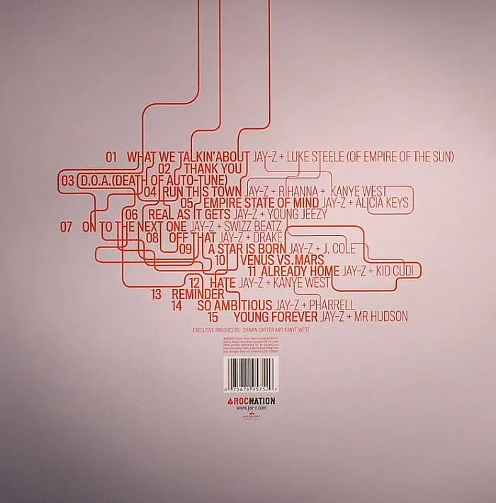 Обратная сторона обложки — JAY Z — The Blueprint 3