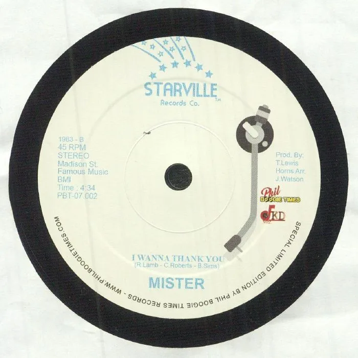 Back cover — MISTER — Lover's Holiday