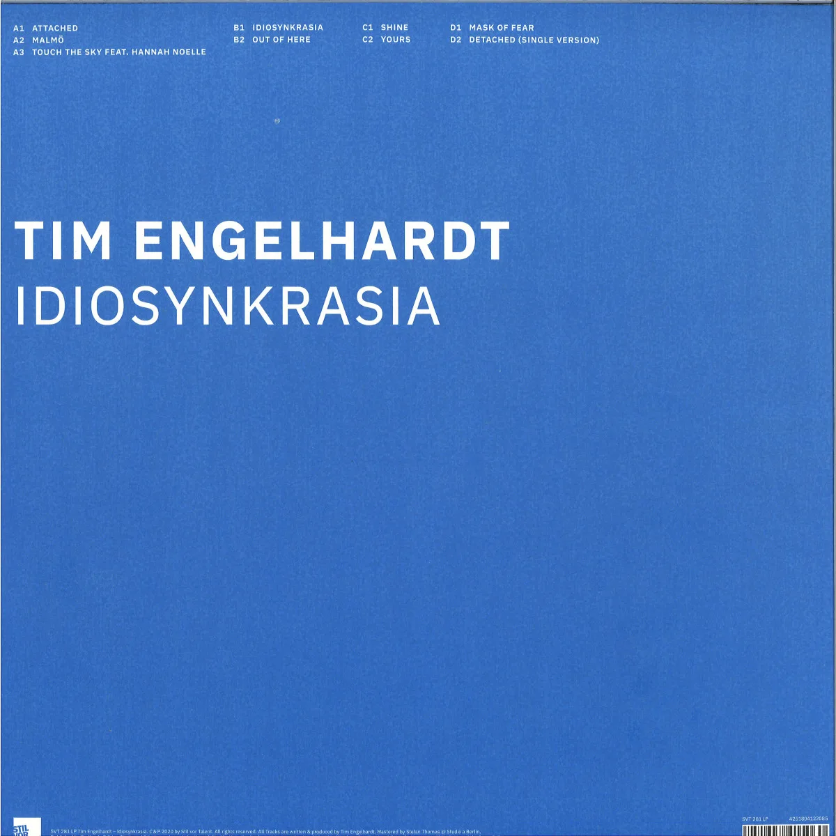 Обратная сторона обложки — Tim Engelhardt — Idiosynkrasia