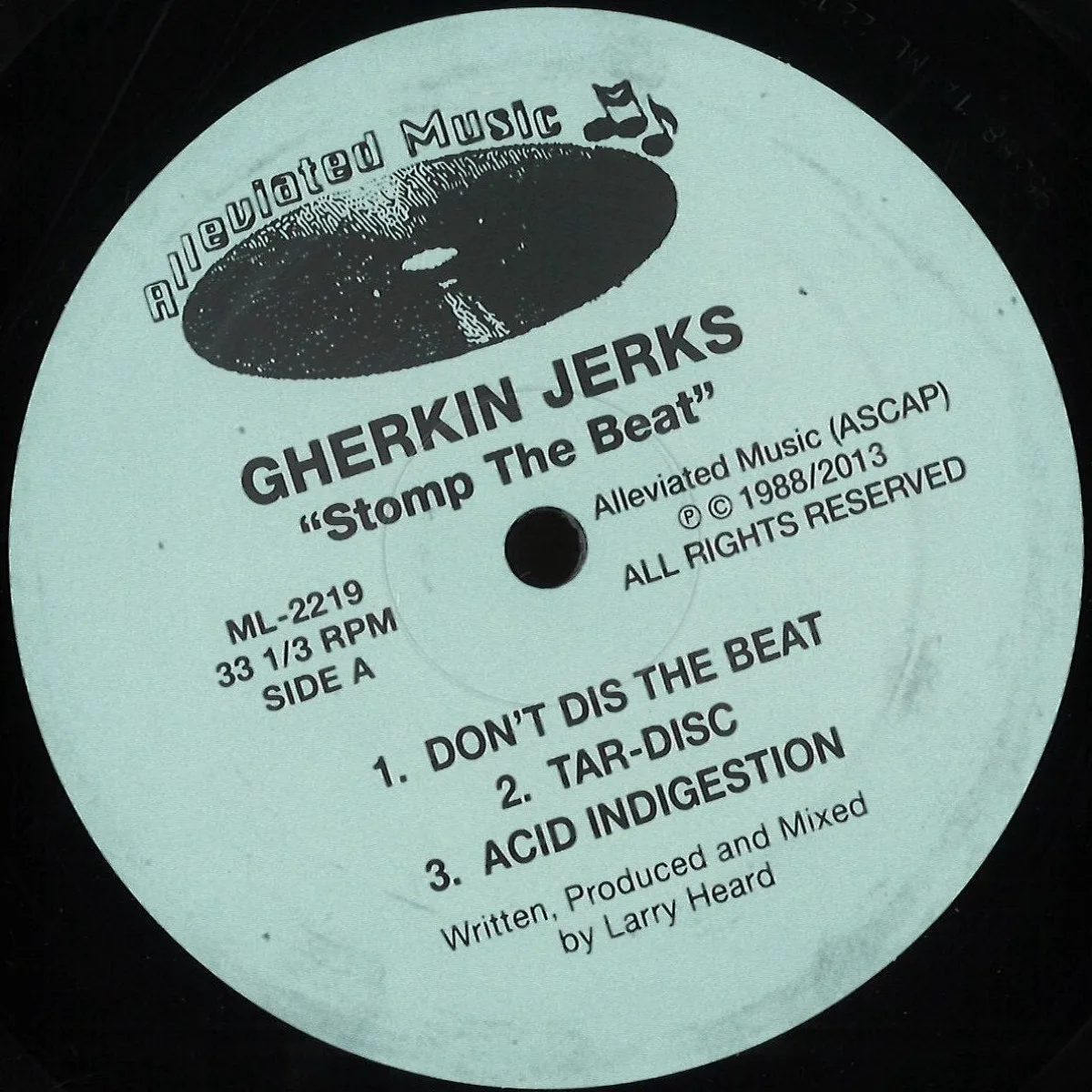 Front cover — Larry Heard — Gherkin Jerks-ep