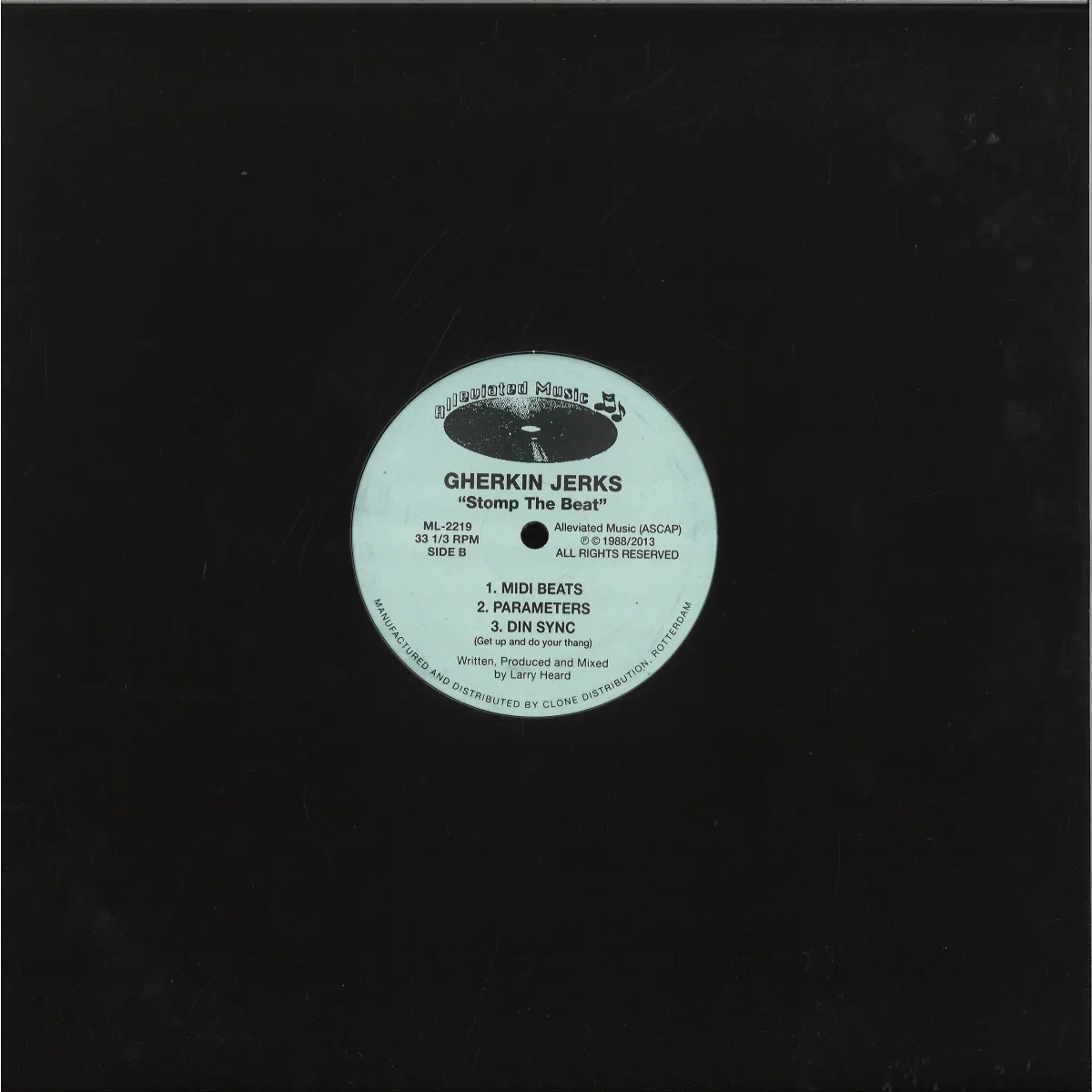 Back cover — Larry Heard — Gherkin Jerks-ep