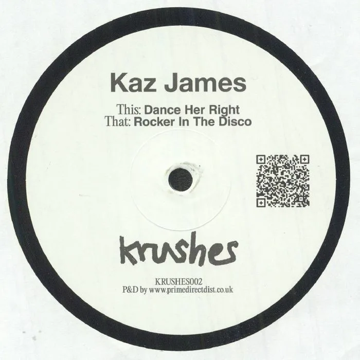 Обратная сторона обложки — Kaz JAMES — Rocker In The Disco