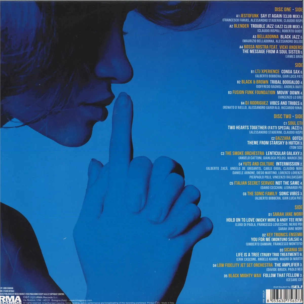 Back cover — Various — ACID JAZZ CLASSICS VOL.2 LP 2x12"