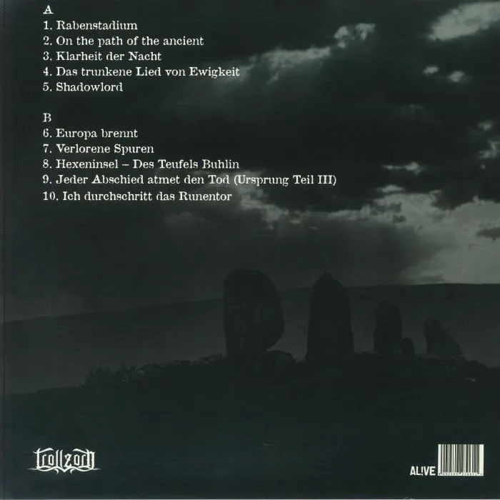 Обратная сторона обложки — HEIMDALLS WACHT — Mystagogie: Lieder Voll Ewigkeit (B-STOCK)