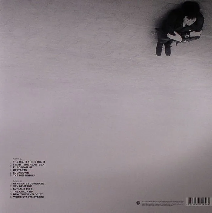 Обратная сторона обложки — Johnny MARR — The Messenger