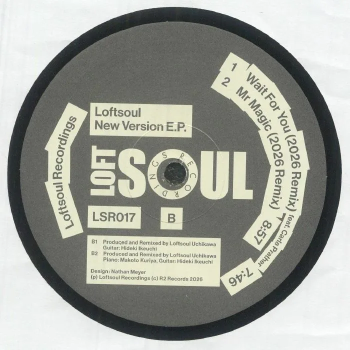 Обратная сторона обложки — LOFTSOUL — New Version EP