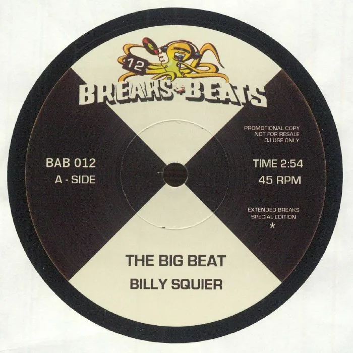 Лицевая сторона обложки — Billy SQUIER / LE PAMPLEMOUSSE — The Big Beat