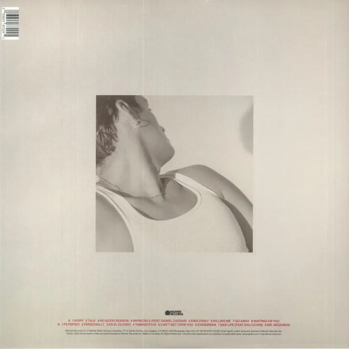 Back cover — OMAR APOLLO — Ivory