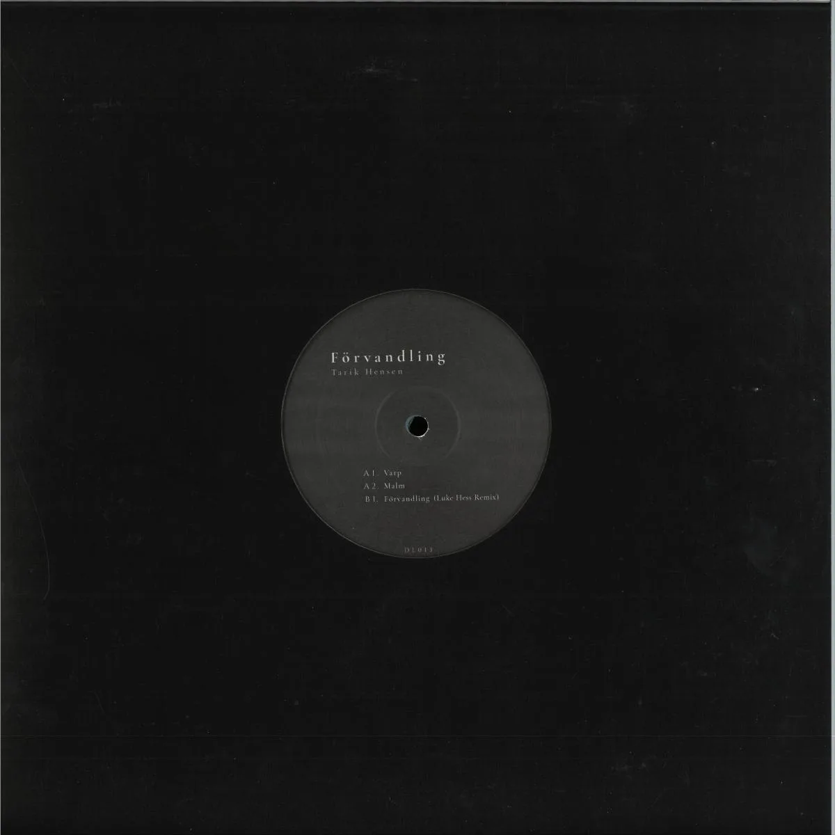 Back cover — Tarik Hensen — Förvandling
