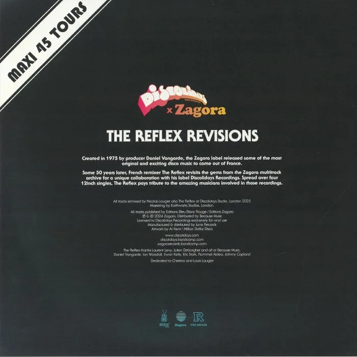 Обратная сторона обложки — GIBSON BROTHERS / THE REFLEX — Heaven / You (The Reflex Revisions)