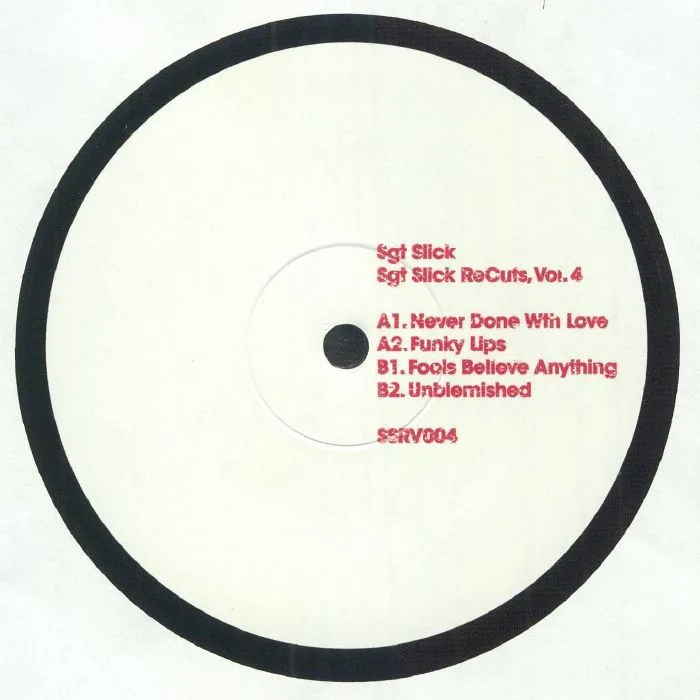 Front cover — SGT SLICK — ReCuts Vol 4