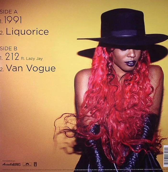 Обратная сторона обложки — Azealia BANKS — 1991 EP