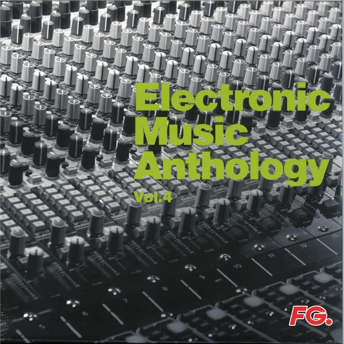 Лицевая сторона обложки — VARIOUS — ELECTRONIC MUSIC ANTHOLOGY 04 - HAPPY MUSIC FOR HAPPY F LP 2x12"