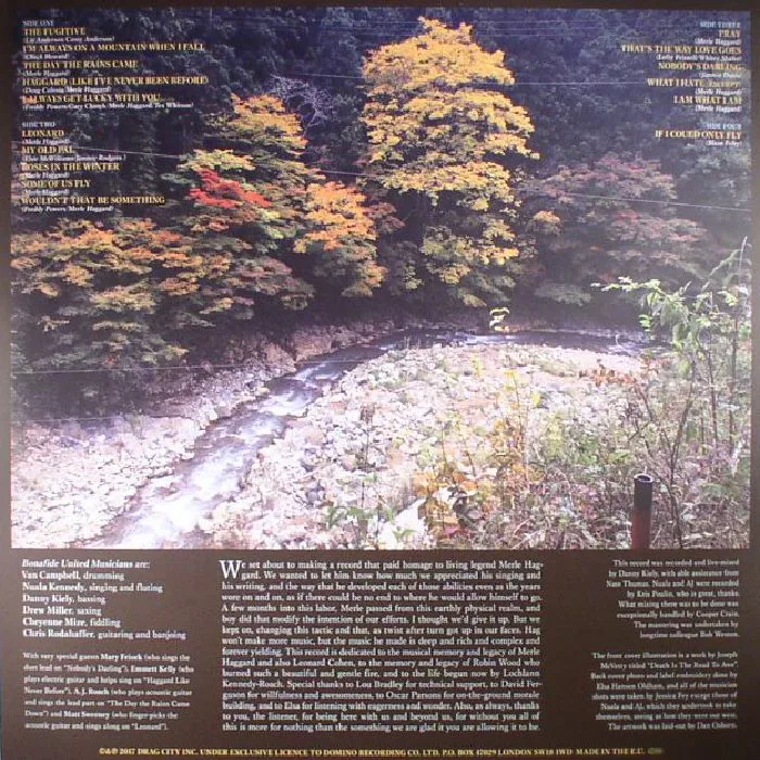 Back cover — BONNIE PRINCE BILLY — Best Troubador