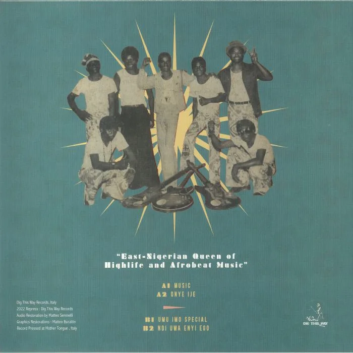 Обратная сторона обложки — Helen NKUME & HER YOUNG TIMERS BAND — Helen Nkume & Her Young Timers Band