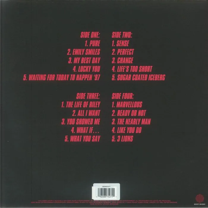 Back cover — The LIGHTNING SEEDS — Tomorrow's Here Today
