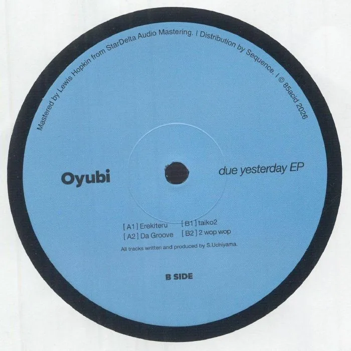 Back cover — OYUBI — Due Yesterday