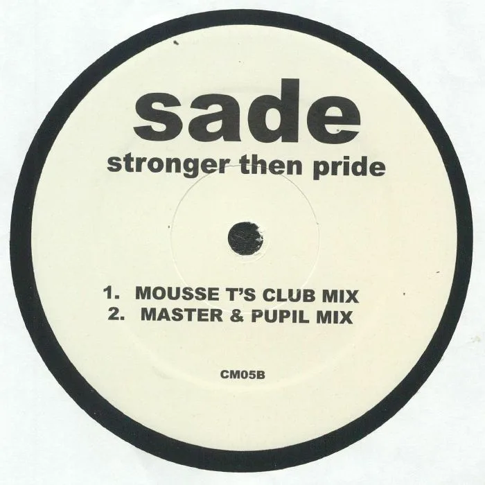 Обратная сторона обложки — SADE — Love Is Stronger Than Pride (remixes)