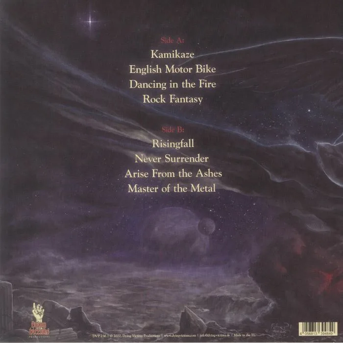 Back cover — RISINGFALL — Rise Or Fall (Japanese Edition)