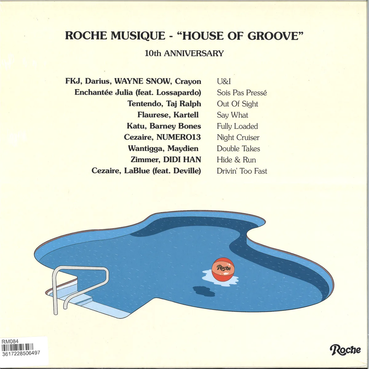 Back cover — Various — House of Groove LP