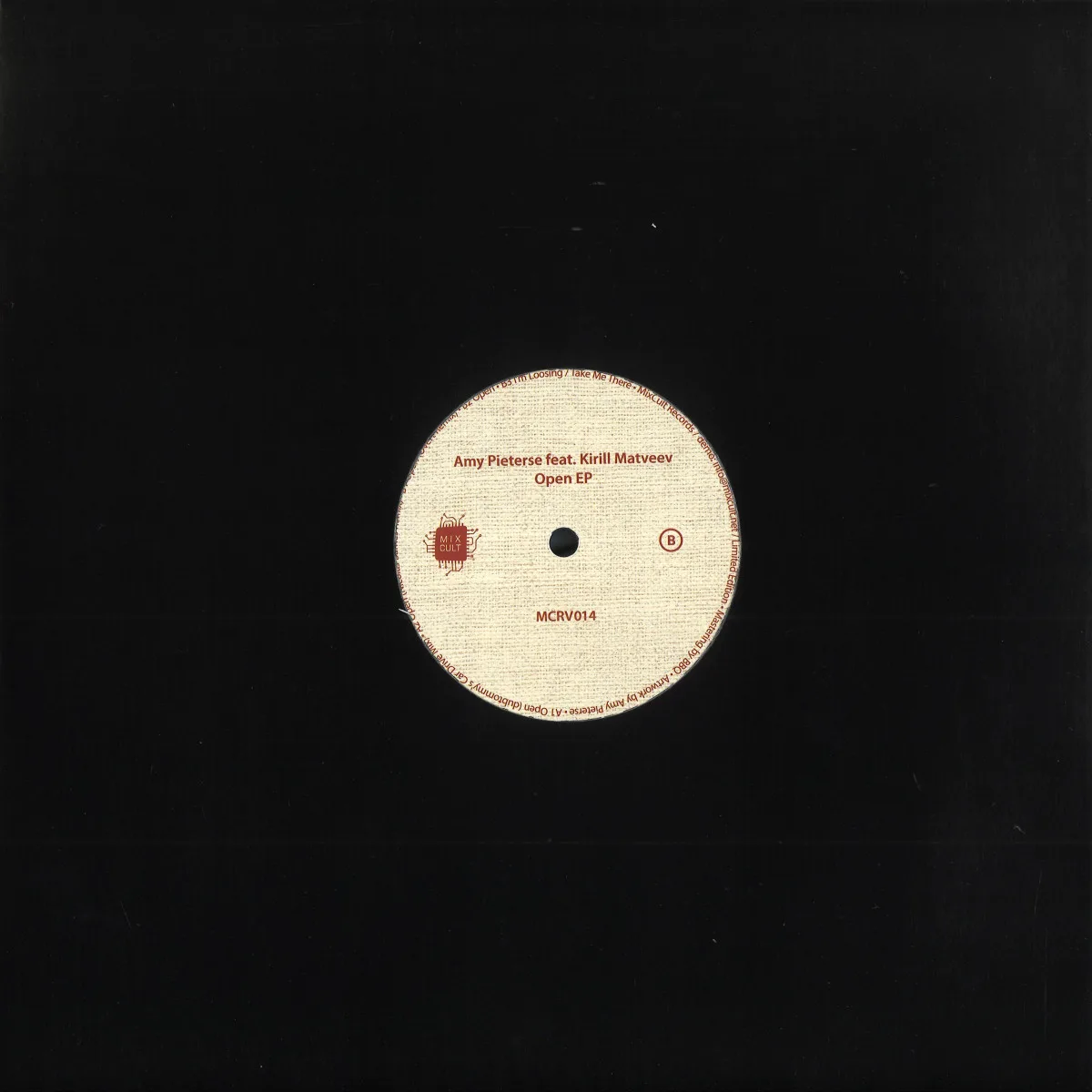 Back cover — Amy Pieterse feat. Kirill Matveev — Open EP