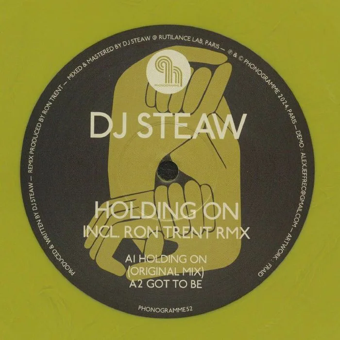 Front cover — DJ STEAW — Holding On