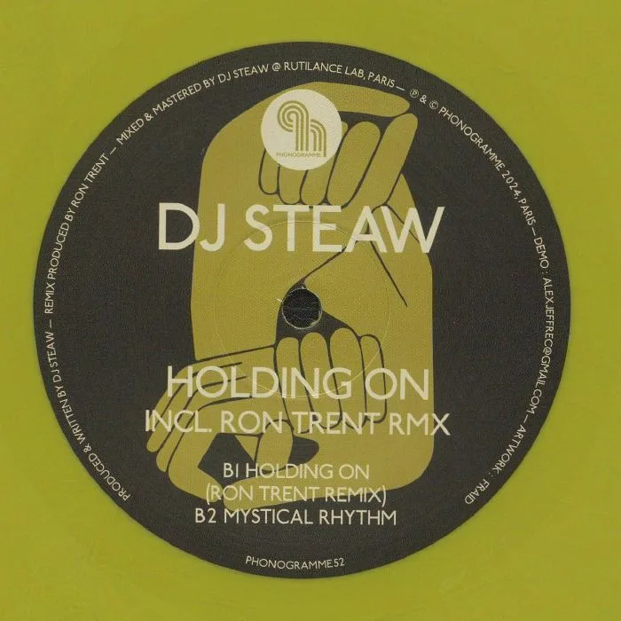 Back cover — DJ STEAW — Holding On