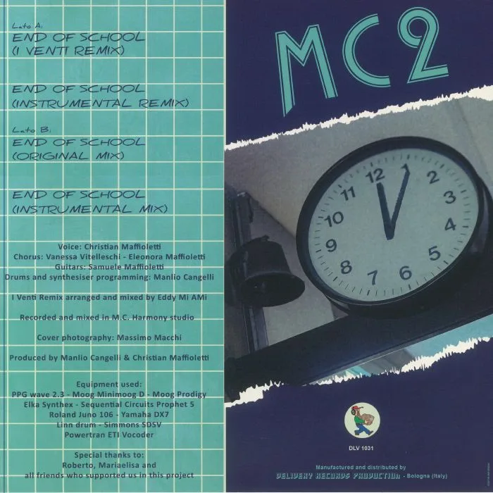 Обратная сторона обложки — MC2 — End Of School (remixes)