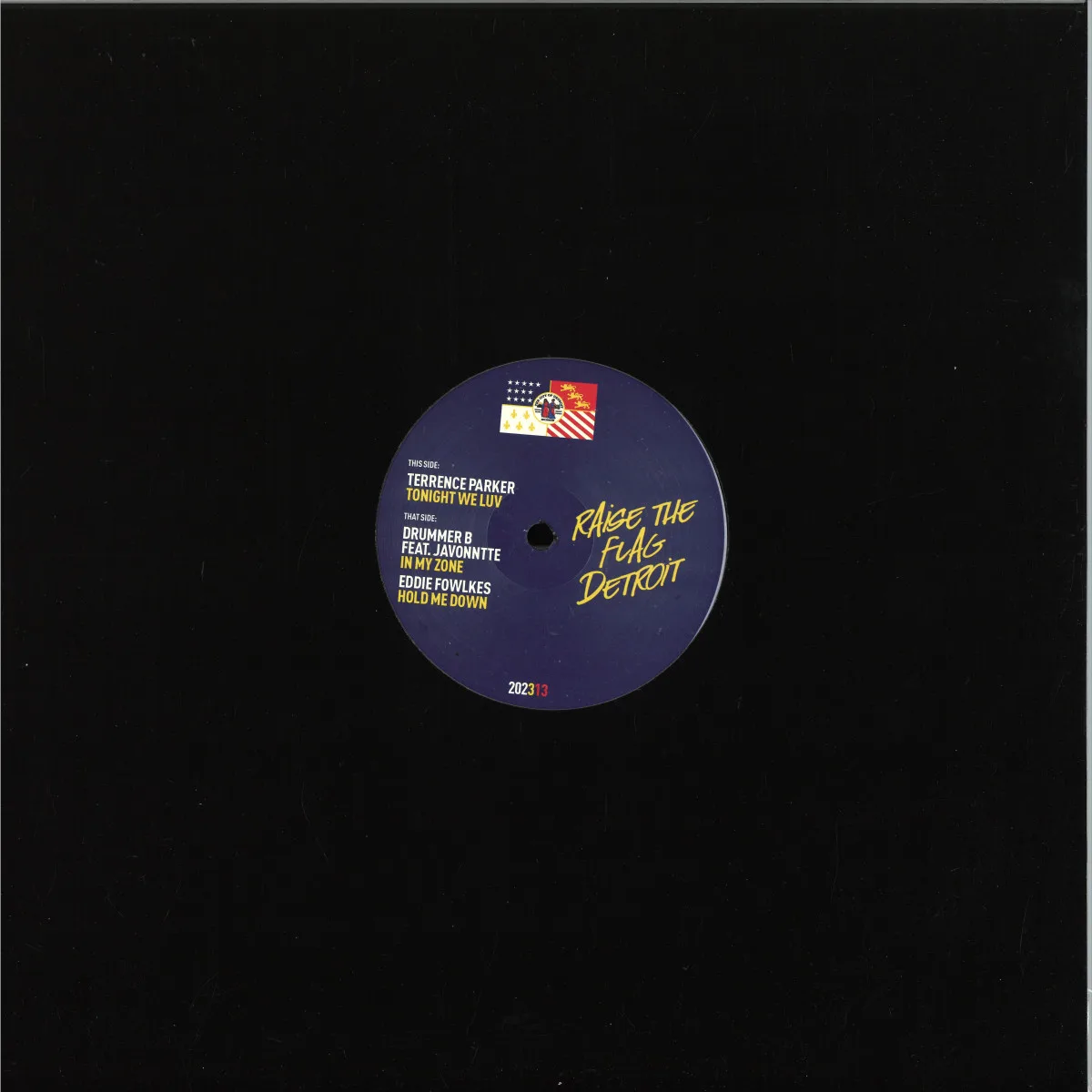 Обратная сторона обложки — Terrence Parker,Drummer B&Javontte,Eddie Fowlkes — Raise The Flag Vol.1