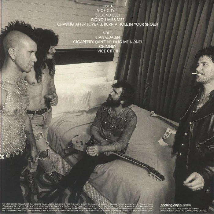 Back cover — The SOUTHERN RIVER BAND — DIY